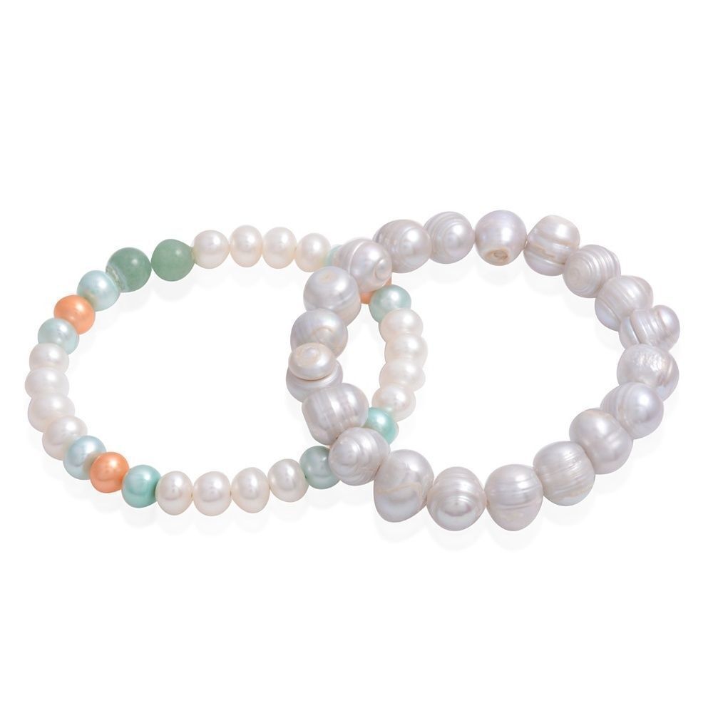 Freshwater Pearl and Multi Bracelet